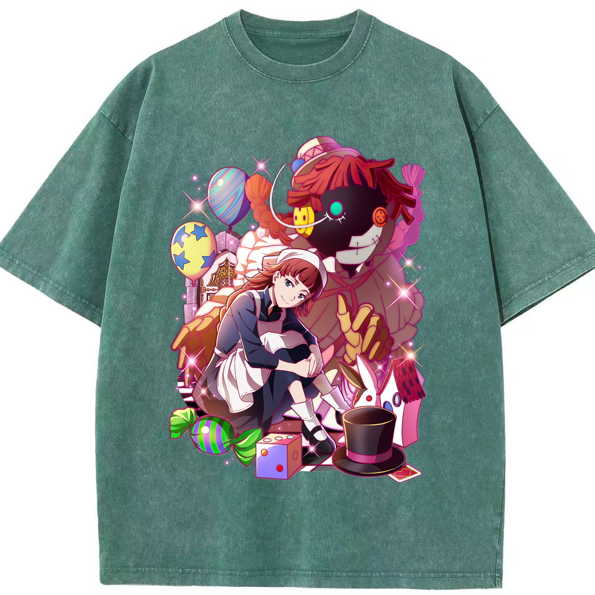 （画像用） 文豪ストレイドッグス Bungo Stray Dogs 綿100% ヴィンテージ風 半袖Tシャツ（フロントプリント）